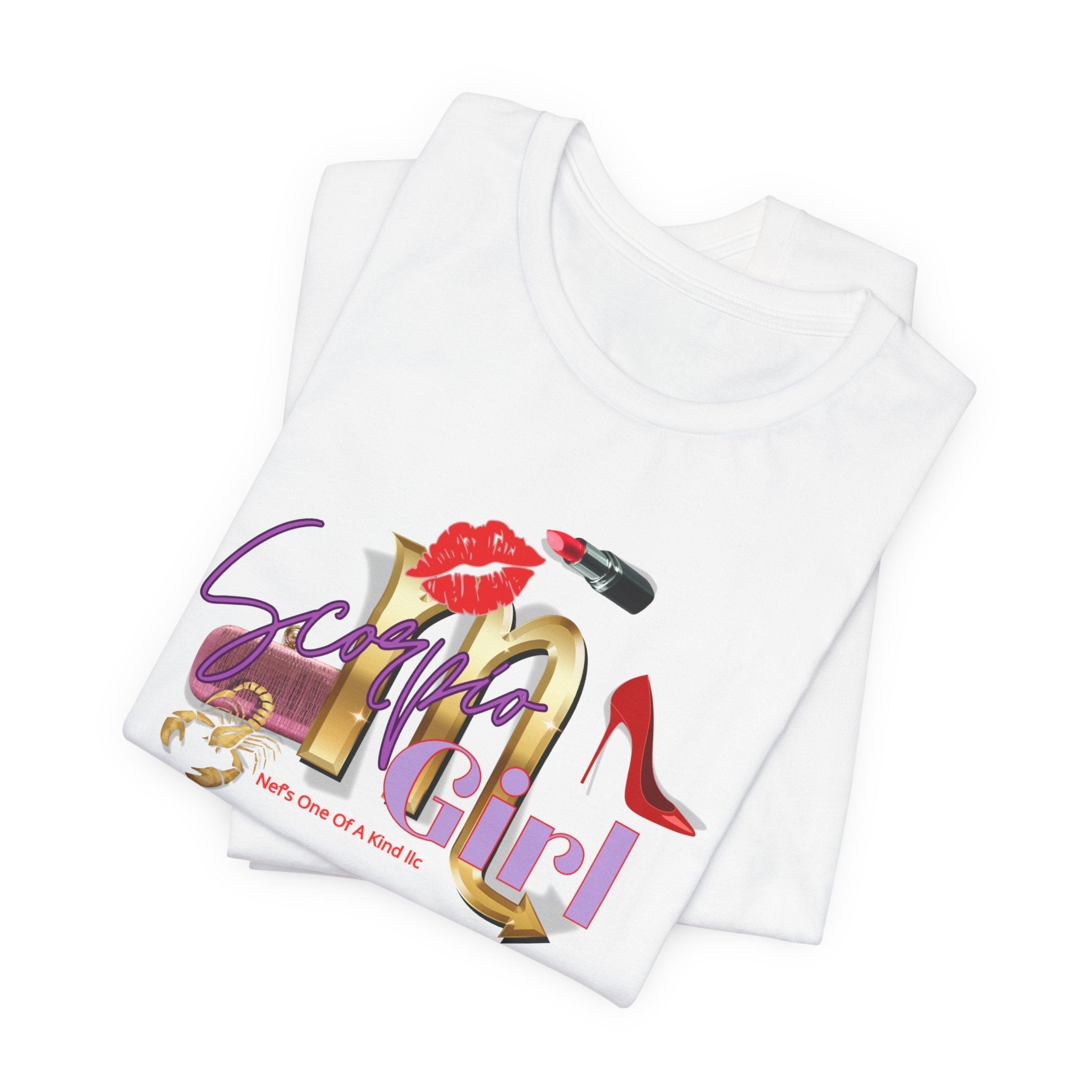 Unisex Scorpio Girl lipstick Tee